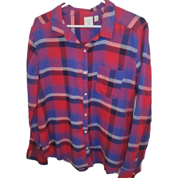 Plaid button up - Picture 1 of 2